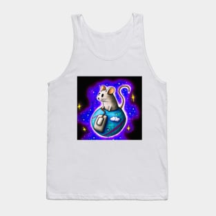 Mouse in space Tank Top